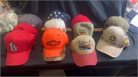 Ball caps, SLC, BNSF railroad, Chevy , John Deere