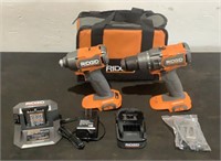 Ridgid 18v 2-Tool Combo Kit