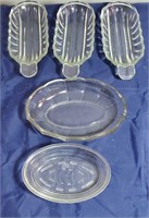Group of serving dishes