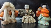 Vintage Japanese Kabuki Dolls