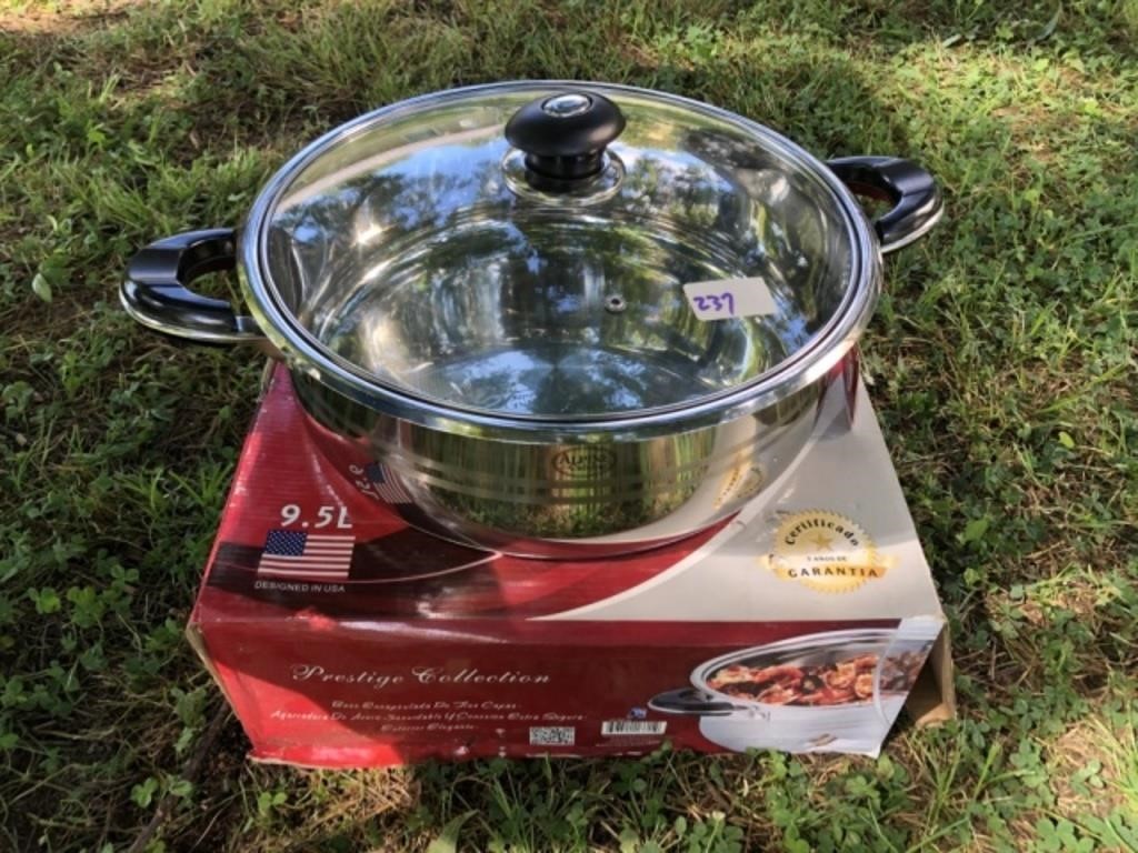 Heavy 10"  Stainless Cooker & Lid