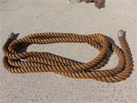 Huge Old Rope, 3" Dia and approx 45' Long. This