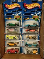 Flat of Hot Wheels