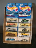 Flat of Hot Wheels