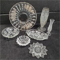 Vintage & art (?) Glass Dishes & Vases  - XG