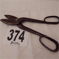 PAIR OF STANLEY TIN SNIPS