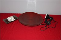 Coasters, Large Plate and Light