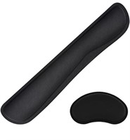 (17in and 7in) Black color Mouse Wrist Rest