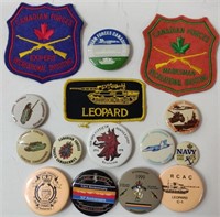 Vintage Military Patches & Pins