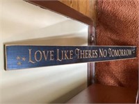Crafted Wooden Sign