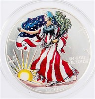 Coin 1999 Painted American Silver Eagle