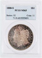 Coin 1880-S Morgan Silver Dollar MS63