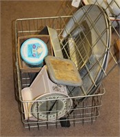 Wire Basket & Contents