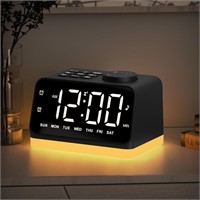 Digital Alarm Clock with FM Radio for Bedroom  8