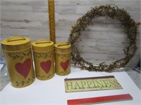 PRIMITIVE DECOR & CANISTER SET