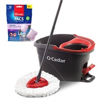 W7230  O-Cedar EasyWring Mop, Lavender Cleaner, 10