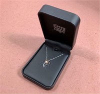 Angle Heart Diamond Necklace