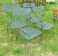 Iron Patio Chair Lot