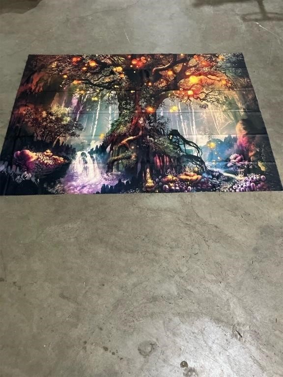 $25  $25 Magic Forest Tapestry Fantasy Tree 80x60