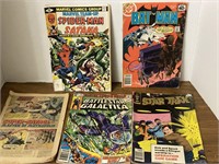 Comic Books-Datman, Spiderman, Star Trek