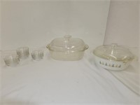 Pyrex and Fire King Casserole Dishes