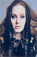 Autograph COA Adele Photo