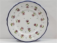 10" Les Petites Fleurs Plate Made in Italy
