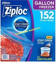 Ziploc $39 Retail Gallon Freezer Bags (152 ct.)