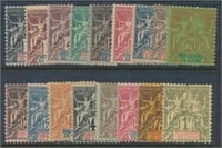 FRENCH INDIA #1-11//14-19 MINT FINE