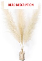 3 Lots: 3pc Beige Pampas Grass  45in Large