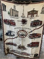 West Branch Fire Co. Blanket Throw
