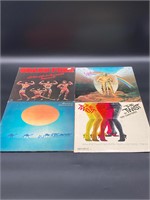 Rock Vinyl Albums W/ Santana & Grand Funk Railroad