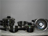 HealthMaster Pots and pans lot-like new