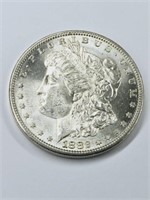 1882 S Morgan Silver Dollar, Uncirculated / 80