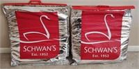 Schwan's Insulated Thermal Foil Bag Lot