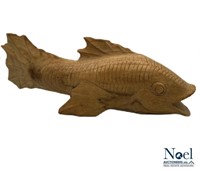 VTG Wooden Carved Folk Fish
