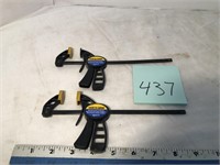2 Quick Grip micro bar clamps