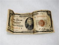 1929 Federal Reserve Note - $20