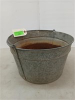 Galvanized bucket 8x13