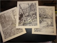 5 Ray Snouffer signed prints