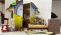 Wizard of Oz house & accessories