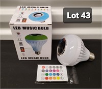 LED bluetooth light bulb