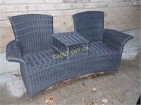 Rattan-Look Two Seater
