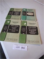 4 Vintage John Deere Implement Manuals