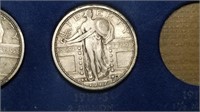 1917 Standing Liberty Quarter Type 1 From A Set