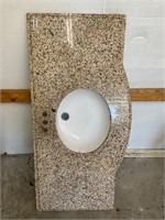 Sink with granite type top- not Formica