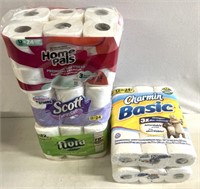 5 bags of bathroom tissue