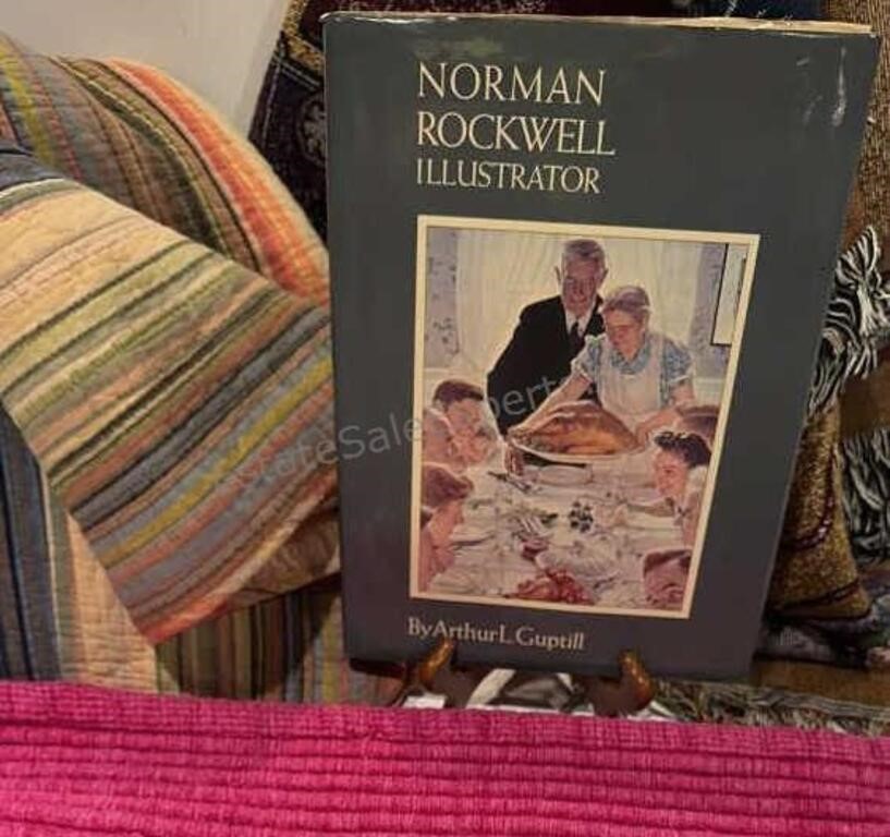 NORMAN ROCKWELL COFFEE TABLE STYLE BOOK, Multi
