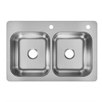 Elkay Dual-mount Double Bowl Kitchen Sink $279