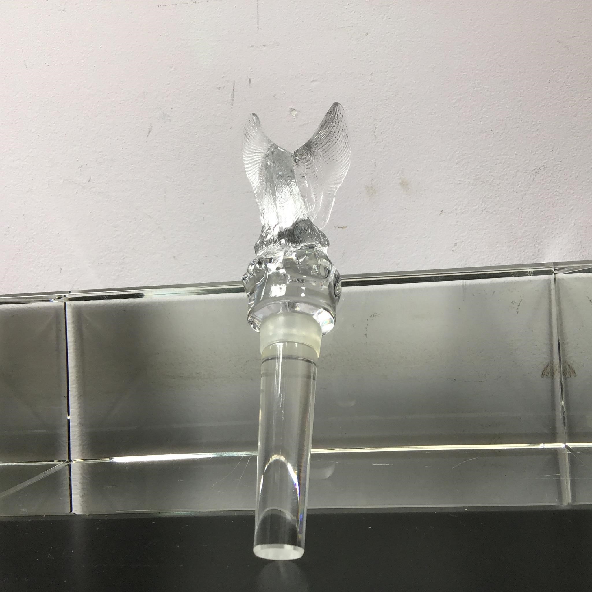 FIGURAL CRYSTAL STOPPER